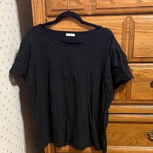 Maurices Black Short Sleeve Top